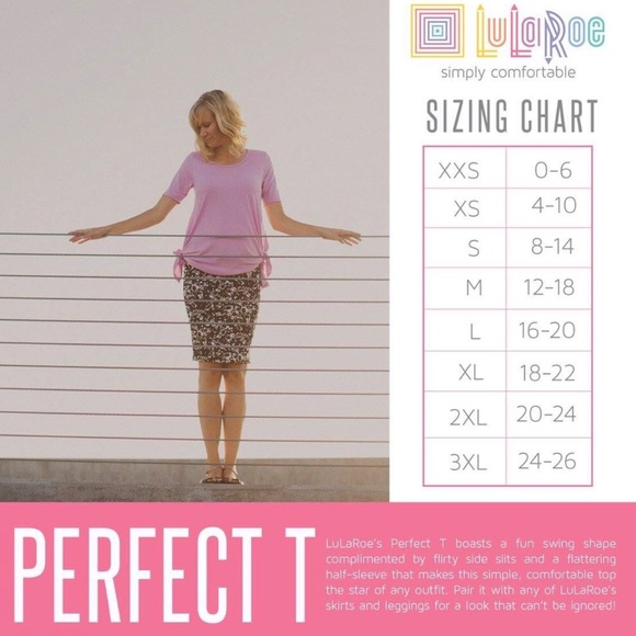 **❣️SOLD❣️**💜Sale for $12💜Lularoe Perfect Tee - Picture 6 of 7